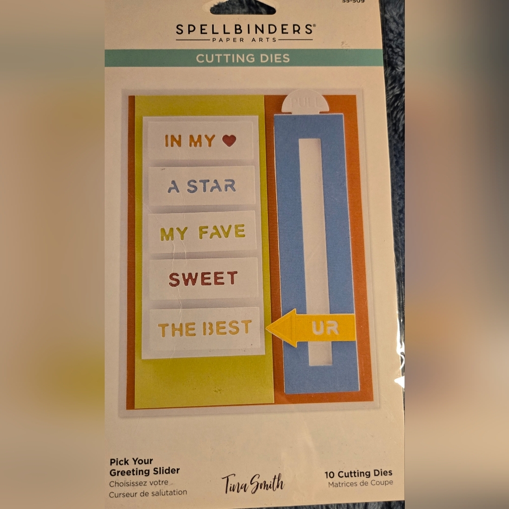 Spellbinders Pick Your Greeting Slider Dies Set